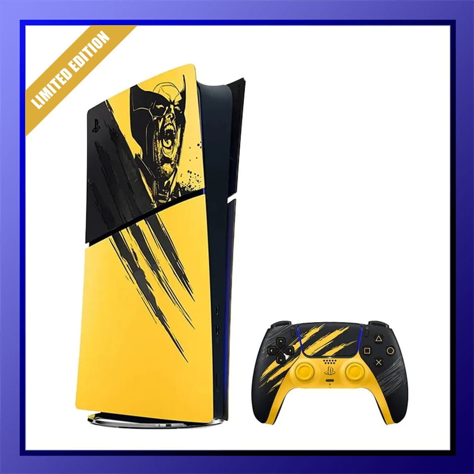 Slide51 کنسول بازی پلی استیشن 5 اسلیم (PS5 Slim Digital Edition) باندل Marvel’s Wolverine Battle Yellow Limited Edition - تصویر 1